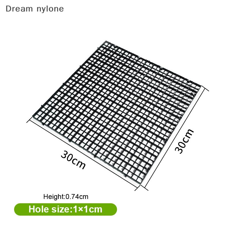 Dream nylone Có thể tháo rời spliceable Fish Tank cô lập tấm trên bìa Net dưới bộ lọc khung lưới dưới tấm lọc chia tấm - 2