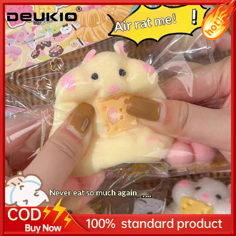 DEUKIO Cute Animal Squishy Toy with Soft Gel Texture for Stress Relief and Fun Play ราคา 39 บาท*ส่งฟรี
