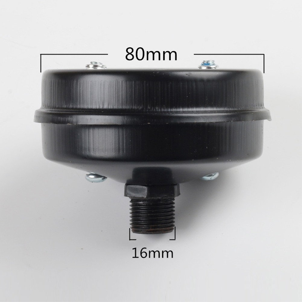 Hozzby 1 bộ lọc giảm thanh với bộ lọc bọt biển máy bơm không khí vỏ sắt Máy nén khí bộ lọc giảm thanh trực tiếp công cụ trực tuyến