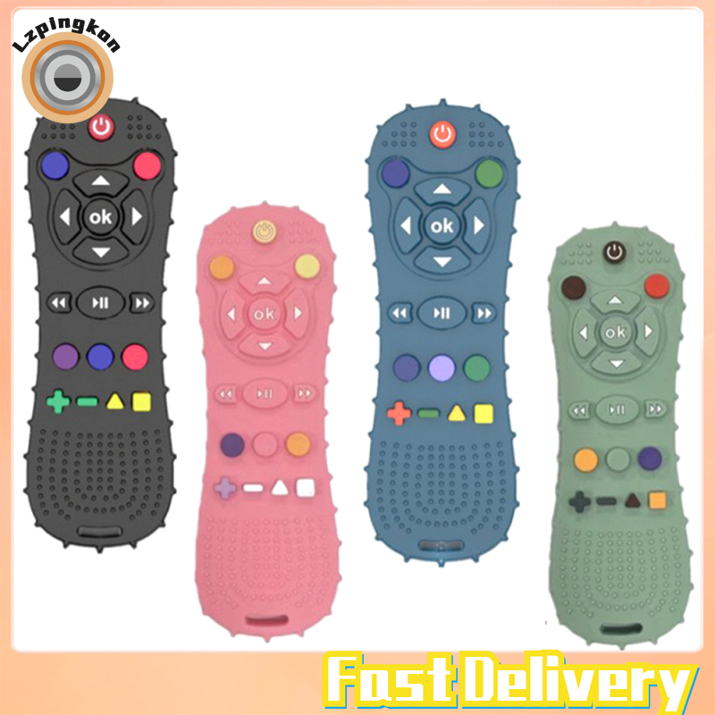 Lzpingkon【giao Hàng nhanh】 đồ chơi mọc răng em bé điều khiển từ xa hình dạng Silicone MOL Stick Teether đồ chơi gặm cho 3 + tháng trẻ sơ sinh