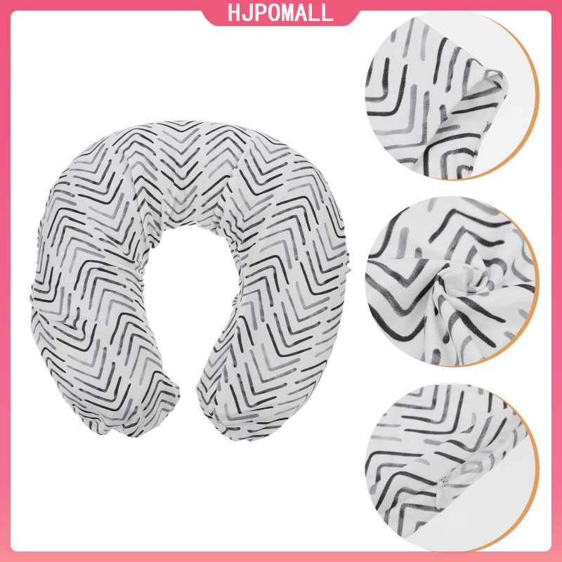 HJPOMALL Gối gối con bú con bú bao phủ vỏ gối con bú hình chữ U