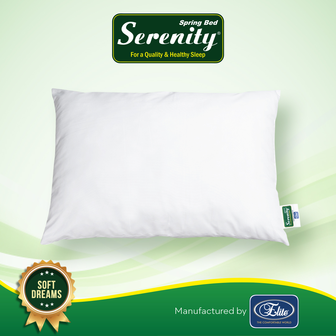 Serenity Microfiber Pillow | Bantal Tidur Premium Microfiber Empuk Ukuran 68x48cm