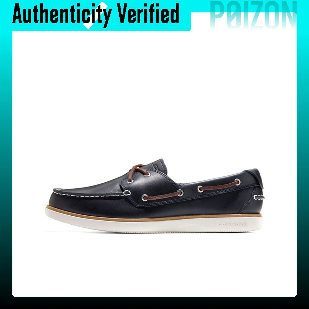รองเท้าผ้าใบ รองเท้าลำลองผู้ชาย Cole Haan รองเท้าลำลองหนังวัวผู้ชาย สีน้ำเงิน GH-C38875 ราคา 21,271 บาท*ส่งฟรี