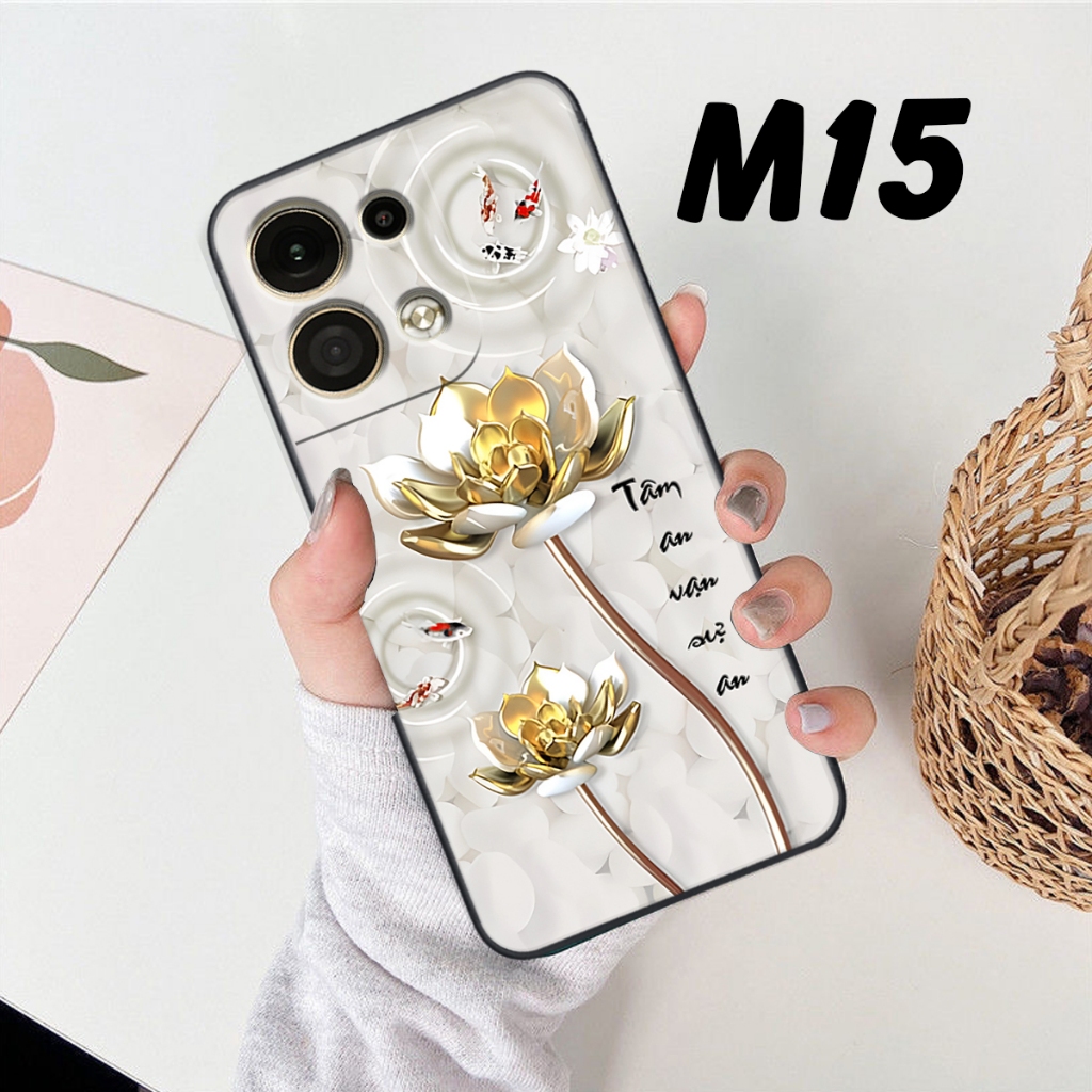 Ốp lưng cho Oppo RENO 8 5G/RENO 8 PRO 5G/RENO 8 PRO PLUS 5G mẫu thư pháp bông sen chữ cha mẹbình an