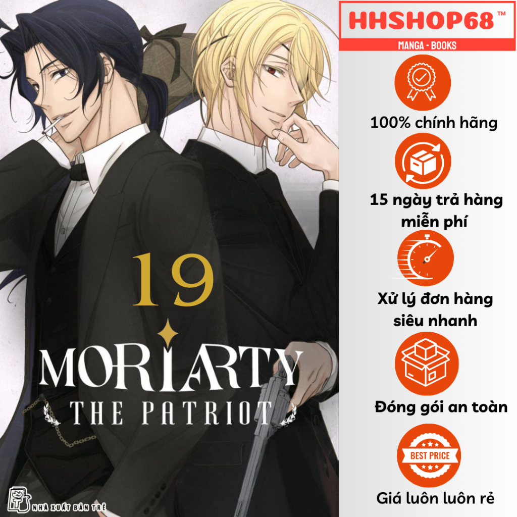 Moriarty The Patriot tập 1 2 3 4 5 6 7 8 9 10 12 13 14 15 16 17 18 19 20 21 22 23 24 25 26 27 - NXB