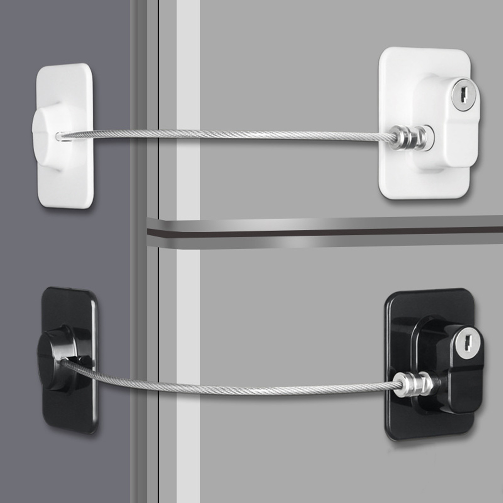 Bodhiwish Child Safety Lock for Fridge Child-proof Refrigerator Door Lock Set Keep Your Kitchen Safe Easy Installation Ideal