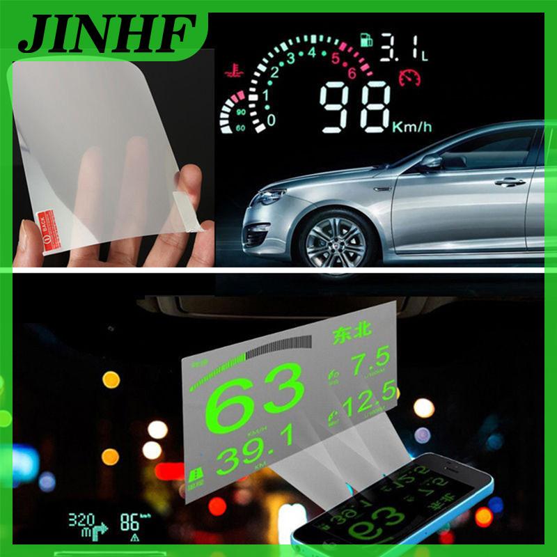 JINHF Màng hấp thụ Màn hình hiển thị trên đầu HUD trong mờ màn chiếu phản chiếu Giá  22,685 Đồng*Miễn phí vận chuyển