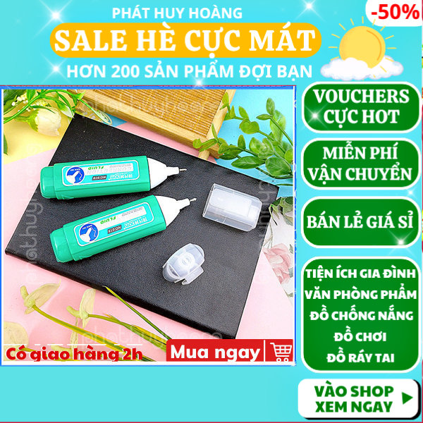 Bút xóa nước NO-019 giá rẻ , không tắc mực , dễ tẩy xóa - , đồ dùng học tập -  Phát Huy Hoàng