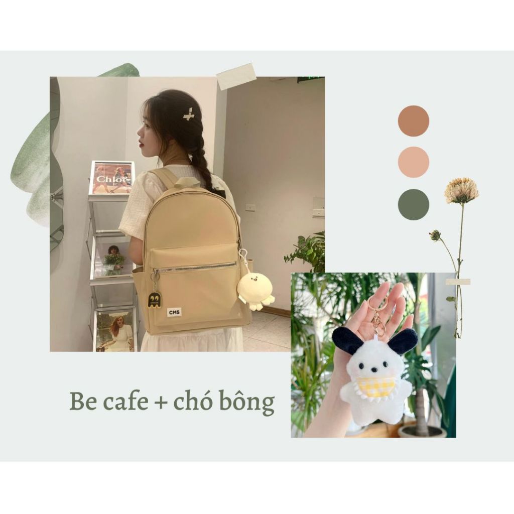 CODDAE35U6Balo da Lovely CMS nhiều ngăn tiện lợi dày dặn HÀNG CÓ SẴN - Đựng vừa laptop 15.6inchRES3