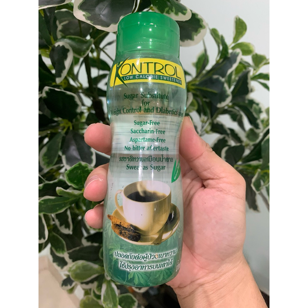 ĐƯỜNG ĂN KIÊNG KONTROL SUGAR SUBSTITUTE 340ML THÁI LAN - Có thể sử dụng trong làm bánh, làm mứt và pha chế các loại đồ uống cần vị ngọt nhưng ít năng lượng như cà phê, sữa, sữa đậu nành