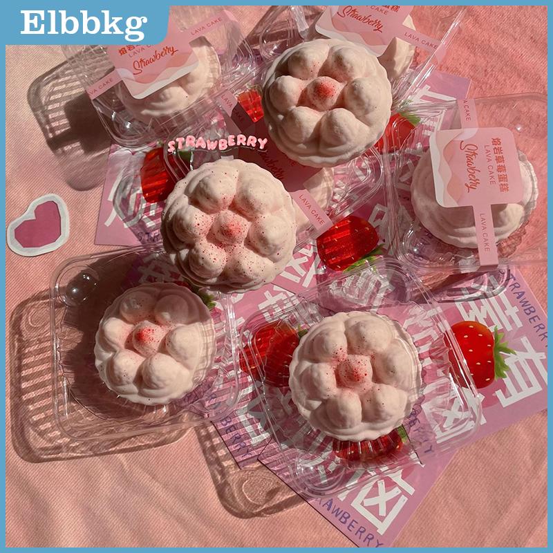 ❤❤❤Hot Sale Elbbkg ก้อนนมเชอร์รี่สตรอเบอร์รี่ขนมปังเพิ่มขึ้นช้าขนมปังนุ่มบรรเทาความเครียดทางประสาทสัมผัสสำหรับบรรเทาความวิตกกังวลของขวัญ ADHD สำหรับเด็กผู้ใหญ่ ราคา 39 บาท*ส่งฟรี
