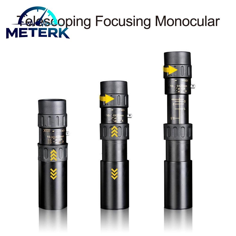 Meterk 10-300×40 Zoom Monocular High Definition BAK4 Prism Monocular Retractable Telescope with Tripod Phone Mount Lanyard Carrying Case for Travel Birding Concert ราคา 681 บาท*ส่งฟรี