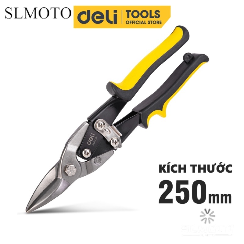 Kìm chữ T Deli 250mm-Sharp Blade, Tay cầm siêu bền, tiện lợi để tránh đau tay