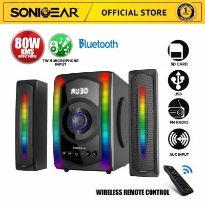 SonicGear Evo 11 Bluetooth Speaker 160W with Multifunctional and 7 LED Light Effect