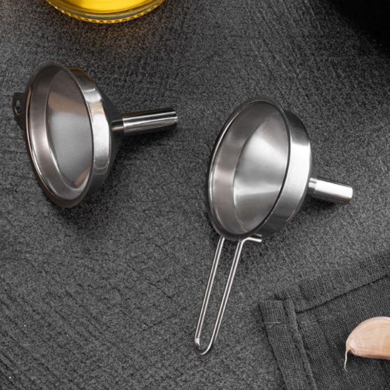 AGBBG 1 cái Phễu Bình đựng bia chất lỏng bằng thép không gỉ Dụng cụ lọc dầu miệng nhỏ