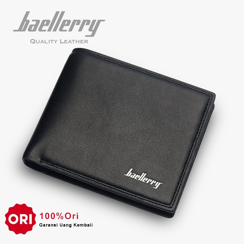 BAELLERRY D3001 Dompet Pria Bahan Kulit PU Leather Premium BAEOS