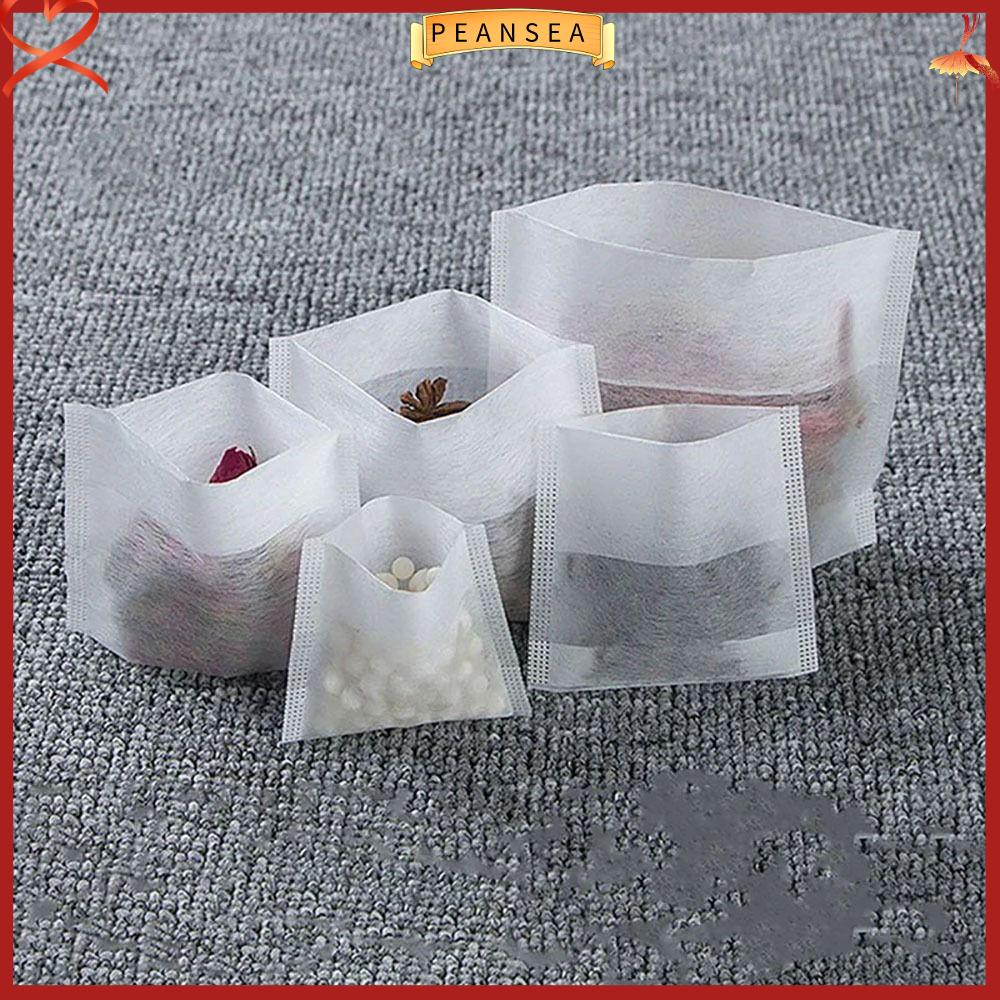 PEANSEA 100Pcs Gấp Túi trà dùng một lần Trà Dụng cụ tiện lợi nhà bếp Dụng cụ pha trà Mới Rỗng Túi lọc trà