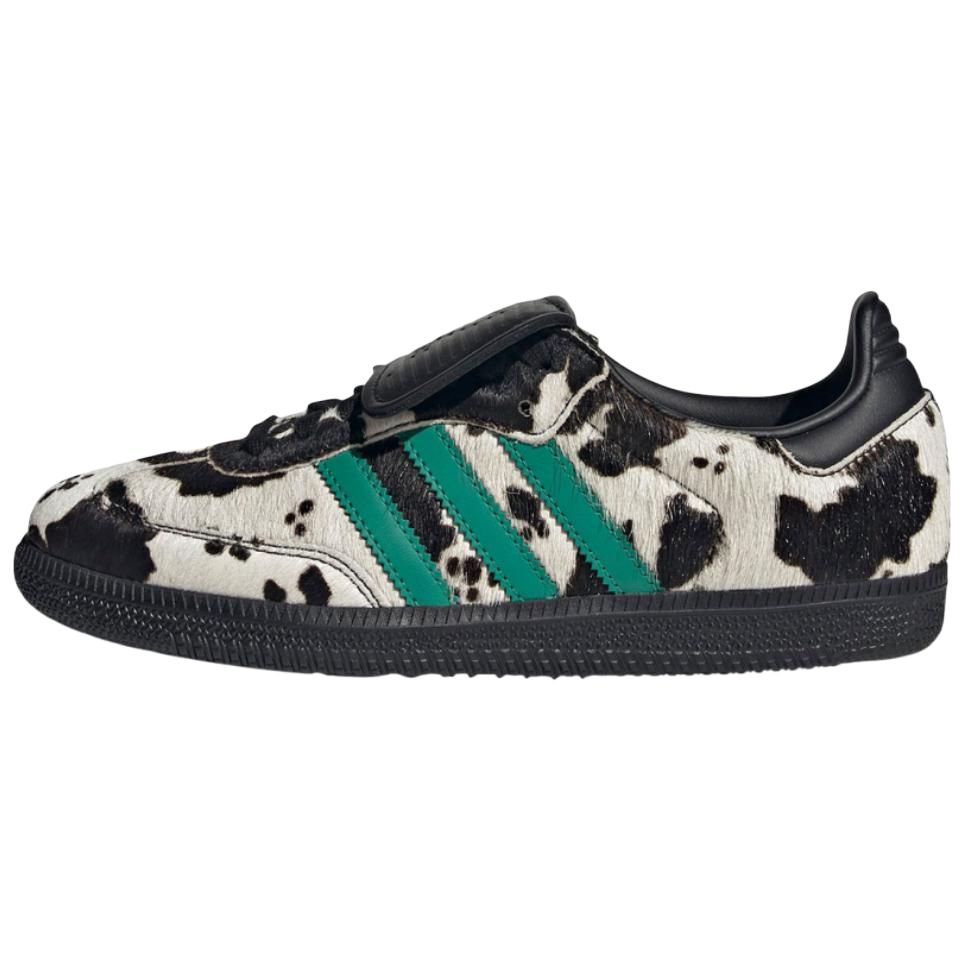 Adidas Originals Samba LT Leather Comfortable And Lightweight Low top Skateboard Shoes Women's Black White JS3930
