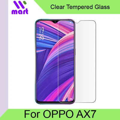 Clear Tempered Glass Screen Protector For Oppo AX7