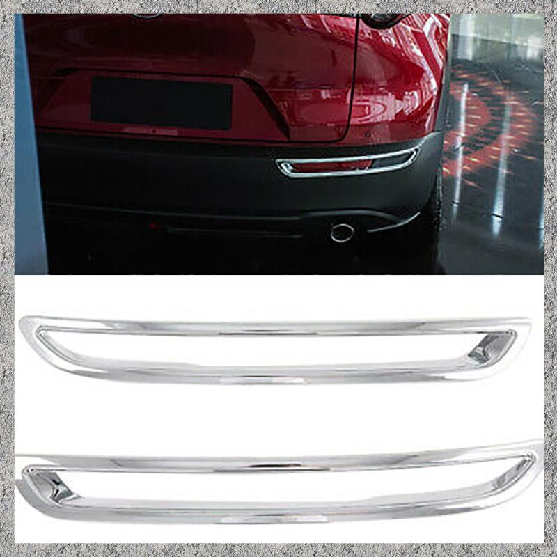 Car Rear Fog Light Cover Trim Sticker Rear Bumper Decoration Lamp for CX30 -30 2020