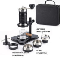 i Cafilas 2in1 Hand Shake Manual Italian Espresso Machine Stainless Steel Screw Progressive High Pressure for Outdoor Travel