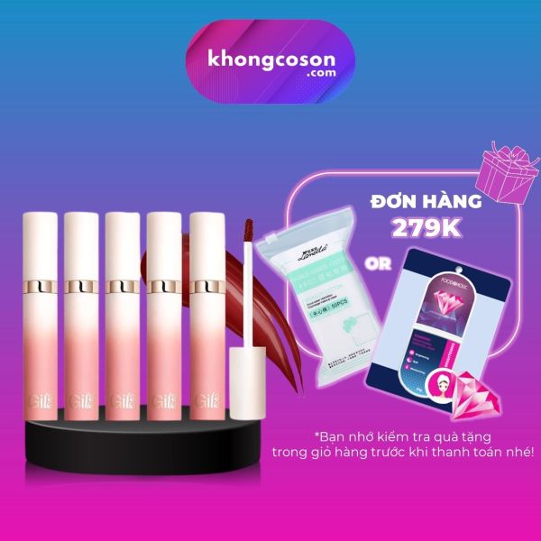 Son Kem Lì Gilaa Long Wear Lip Cream Rich Rosie Collection 5g - Khongcoson giá rẻ