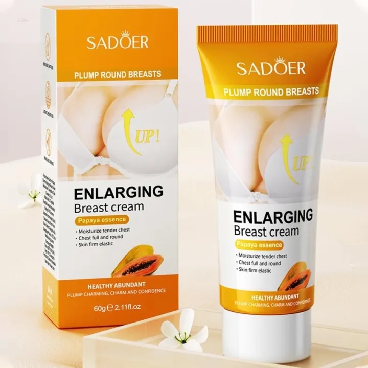 Kem Nở Ngực ENLARGING BREAST CREAM Nâng Cơ Vòng 1 Nở Nang, Tròn Trịa Săn Chắc, Chống Lão Hóa Và Chảy Xệ Thương Hiệu SADOER (CHE TÊN)60g