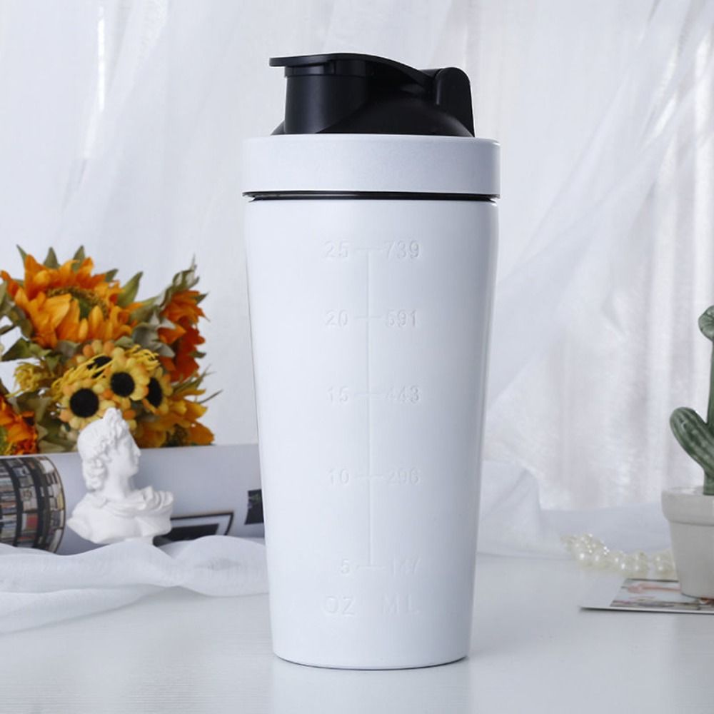 KUAIP 500ml/750ml Cốc Lắc Whey Có cân Thép không gỉ 304 Cốc nước thể thao Cốc uống trực tiếp Sức chứa lớn Chai Bột protein Thể dục thể thao - 7