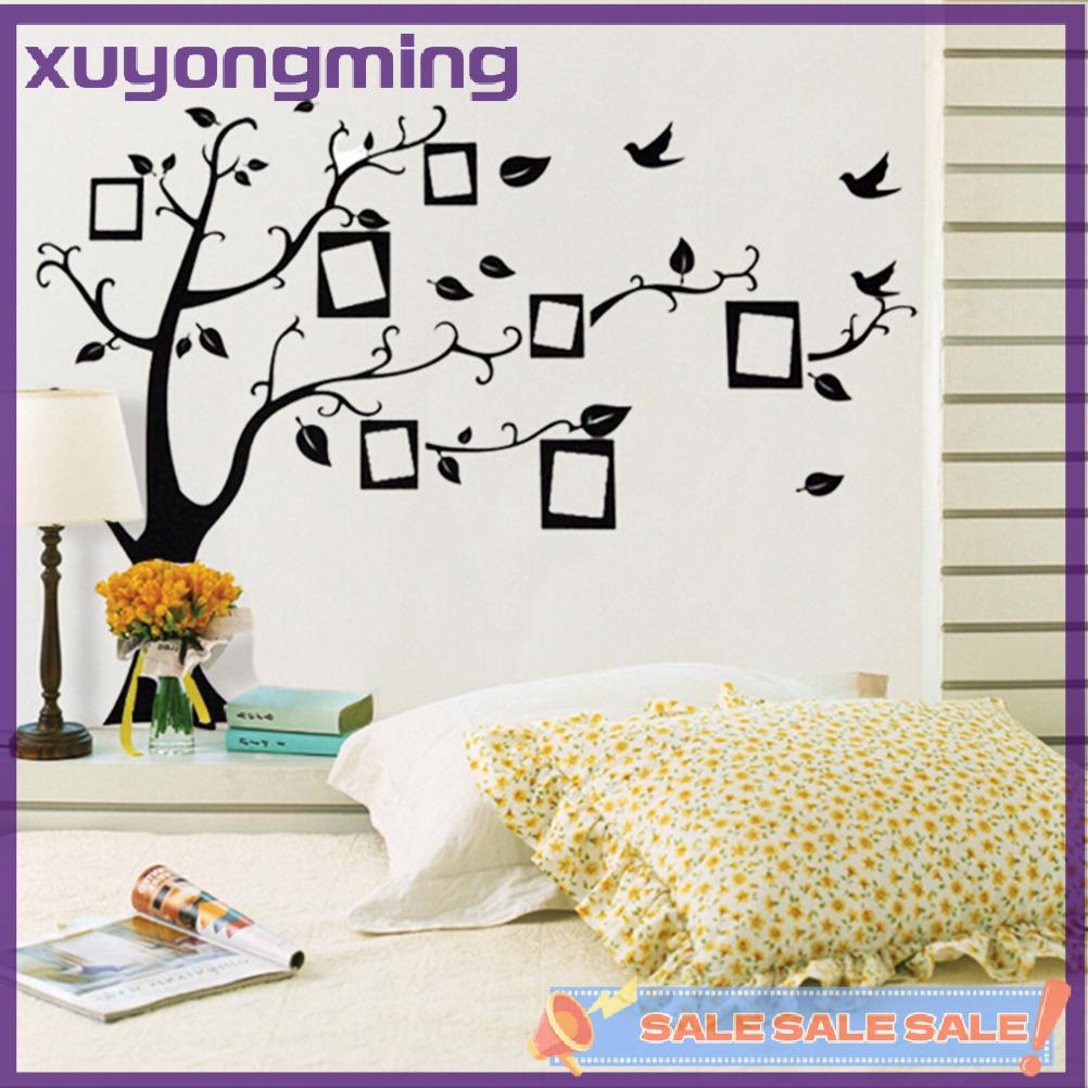 xuyongming Đề can tự làm trang trí nhà cửa gia đình cây chim có thể tháo rời Miếng Dán Tường Phòng hình ảnh Vinyl bán chạy