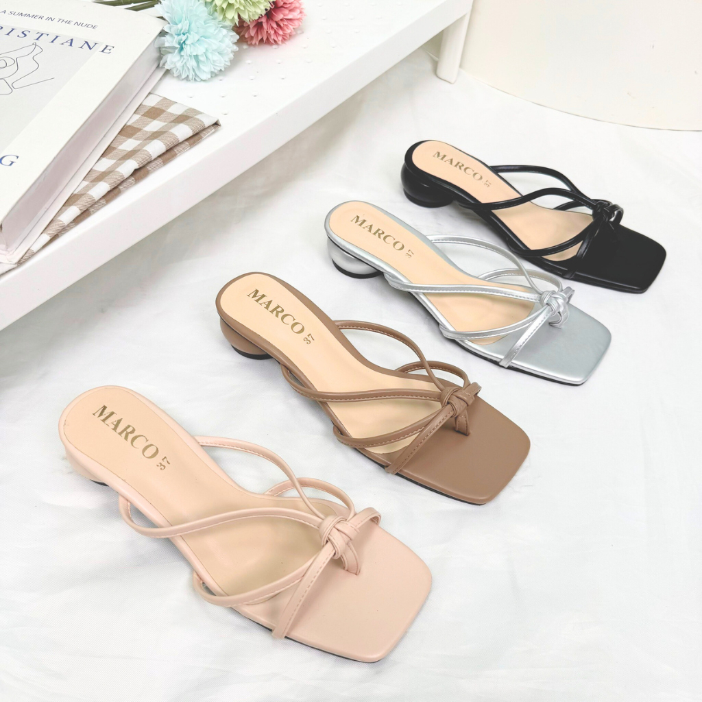 รองเท้าแฟชั่น แบรนด์ MARCO รุ่น A1090 ดีไซน์สวย หนีบโป้ง ราคา 149 บาท*ส่งฟรี