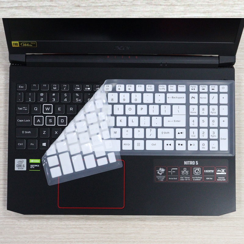 Bọc bàn phím laptop Da Cho Acer Aspire Nitro 5 AN515-44 AN515-45 AN515-54 AN515-55 AN515-57 15.6 "Predator Chơi Game 2020 2021