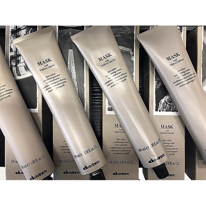 Davines Mask with Vibrachrom 100 ml Permanent Color, Organic Hair Dye Contains Protein Extracted from Quinoa. ราคา 640 บาท*ส่งฟรี