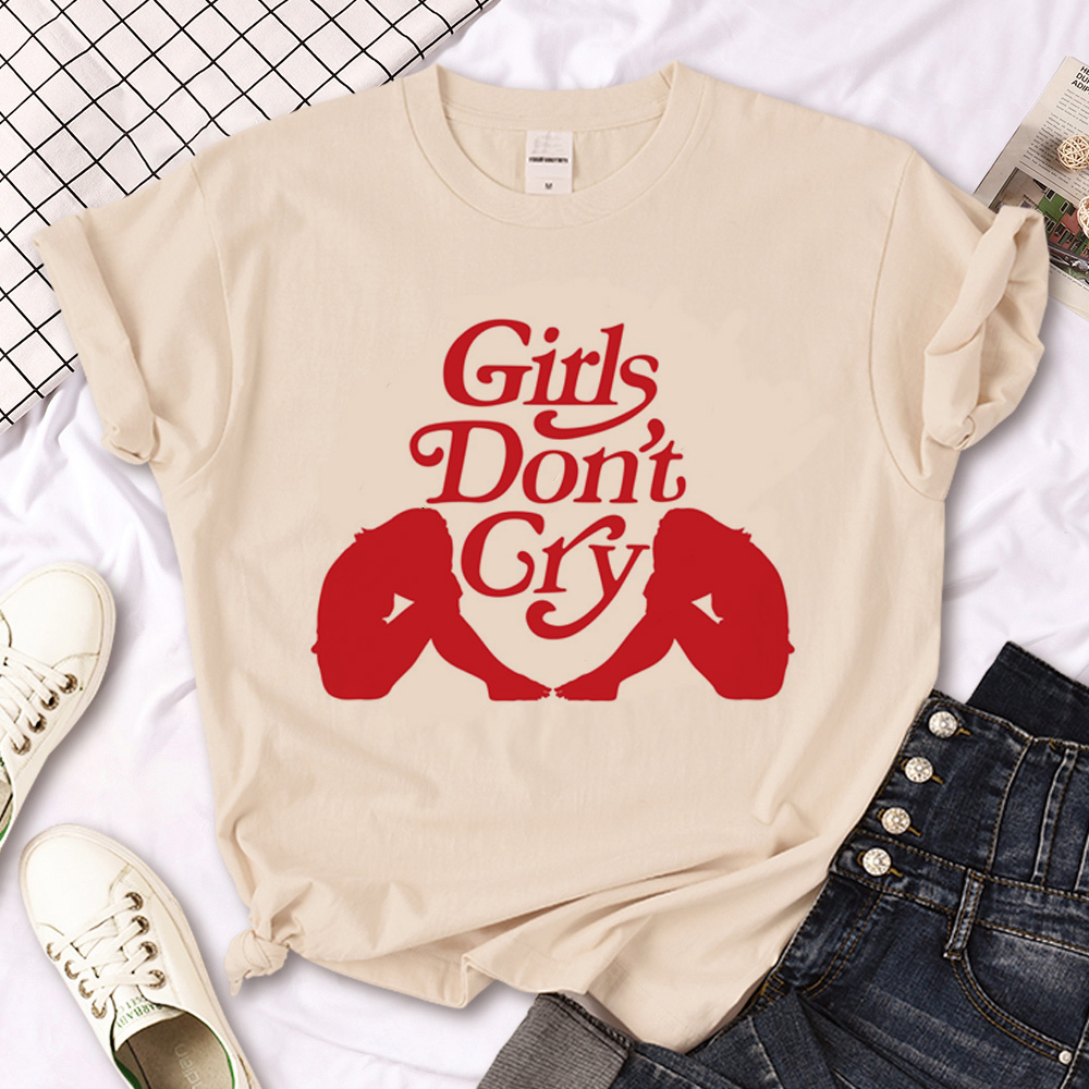 New store openingGirls Dont Cry t shirt women Y2K harajuku manga t shirt girl designer clothing2025 COD - 1