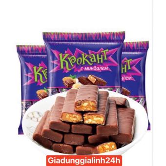 Kẹo Tím Krokant Socola Hạnh Nhân Nga 500G