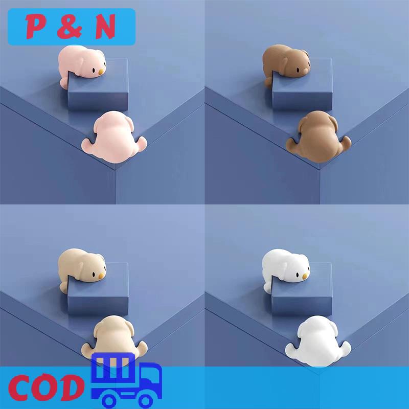 P&N Bé Phim Hoạt Hình An Toàn Puppy Bảng Góc Bảo Vệ An Toàn Mềm Silicone Bảo Vệ Cạnh Bìa Cho Đồ Nội Thất Cho Trẻ Em An Ninh