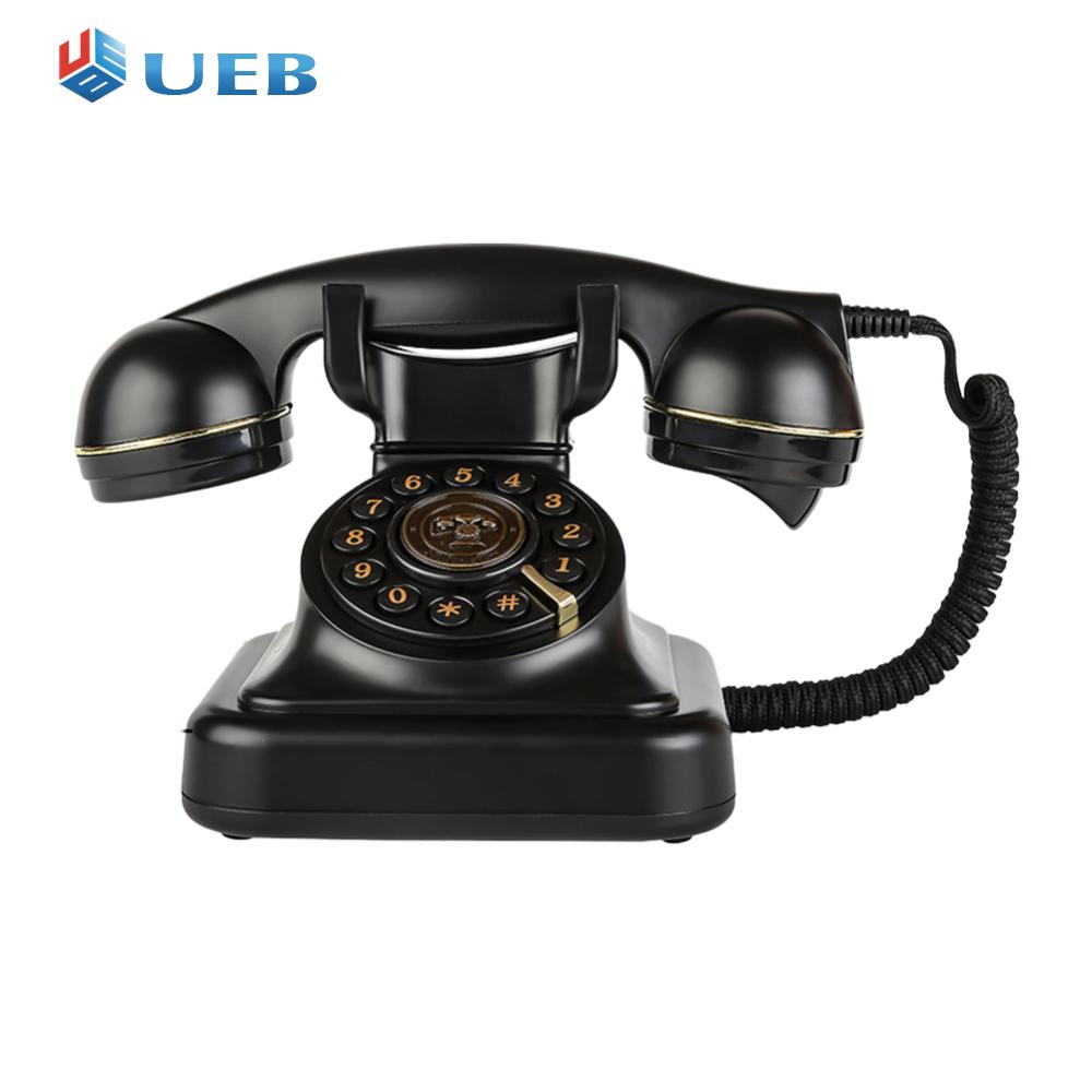 Vintage Corded Desk Dial Phone with Ringer Control Redial Old Fashioned Landline Phones for Home Office ราคา 2,274 บาท*ส่งฟรี