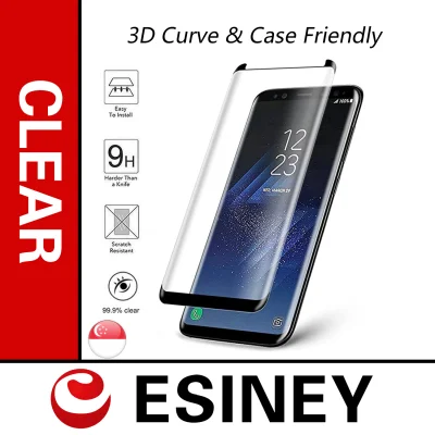 For Samsung Galaxy S8 / S8 PLUS / S9 / S9 Plus/S10/S10PLUS /NOTE8 /NOTE9 /NOTE10/NOTE10 PLUSTempered Glass Clear Screen Protector Full Screen [Case Friendly] 3D Curved Tempered Glass Screen Protector