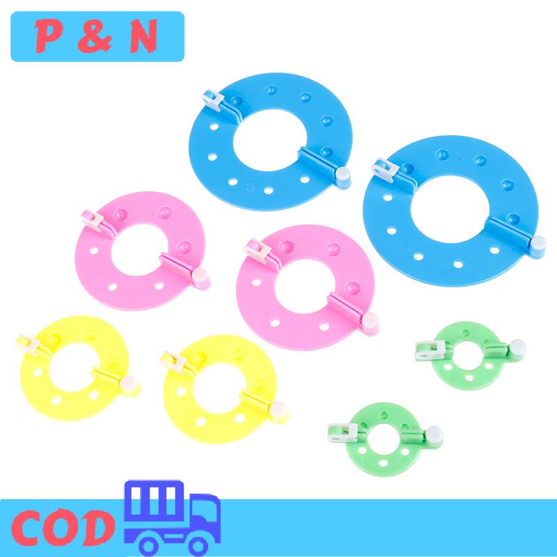 P&N 8 cái 4 kích cỡ Fluff bóng Weaver Pompom Maker đan Loom Kit