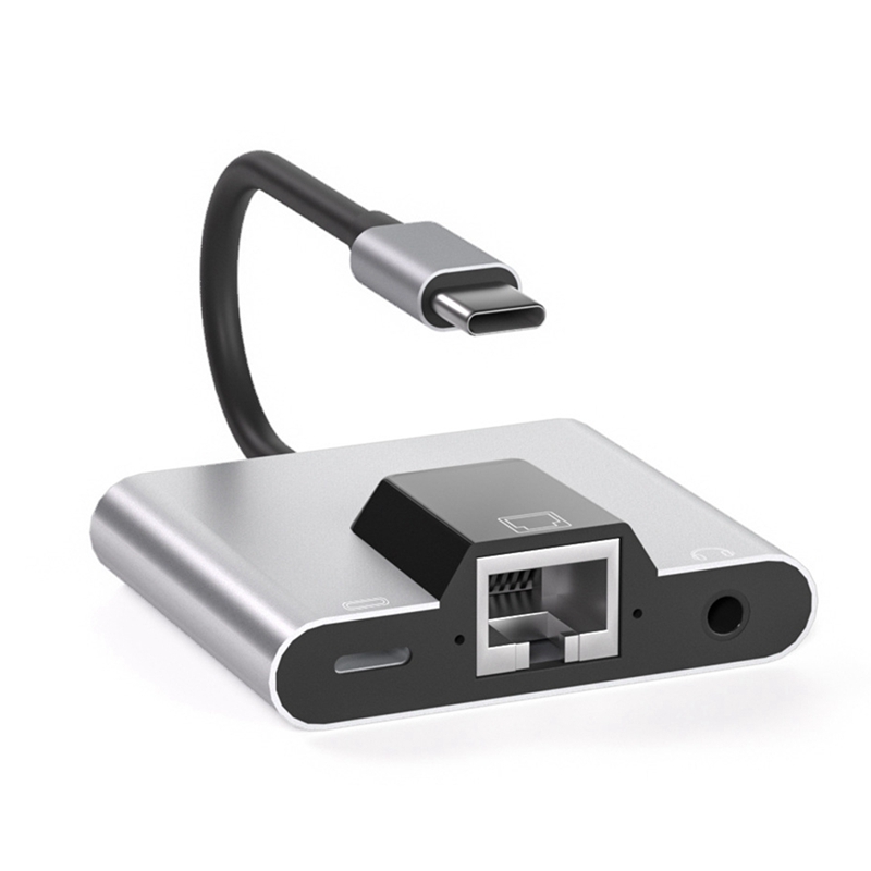 Type-C Mobile Network Card Network Cable Converter to RJ45 Ethernet Adapter, Easy to Use