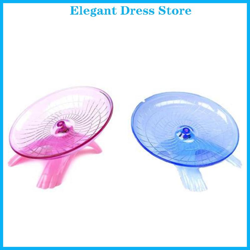 [K&P Elegant]👗👗 Đĩa chạy Bộ đĩa bay đồ chơi bánh xe tập thể dục cho chuột Chuột Hamster thú cưng 18cm