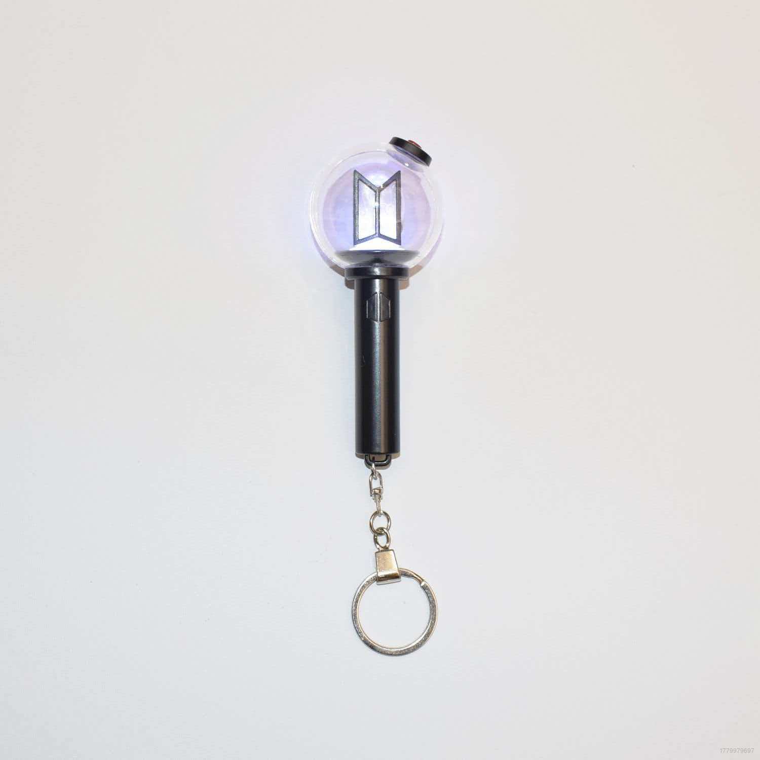 YF BTS ARMY Bomb Mini Lightstick Keychain K-POP Fan Merch Cute Bag Charm FY
