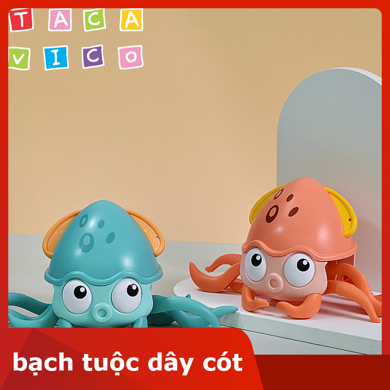 Đồ chơi bạch tuộc bơi lội trong nước, bạch tuộc dây cót, đồ chơi nhà tắm, đồ chơi vui nhộn cho bé-TACAVICO