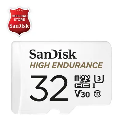 SanDisk High Endurance microSD card with Adapter for dash cams and security cameras SDSQQNR (32GB / 64GB / 128GB / 256GB)