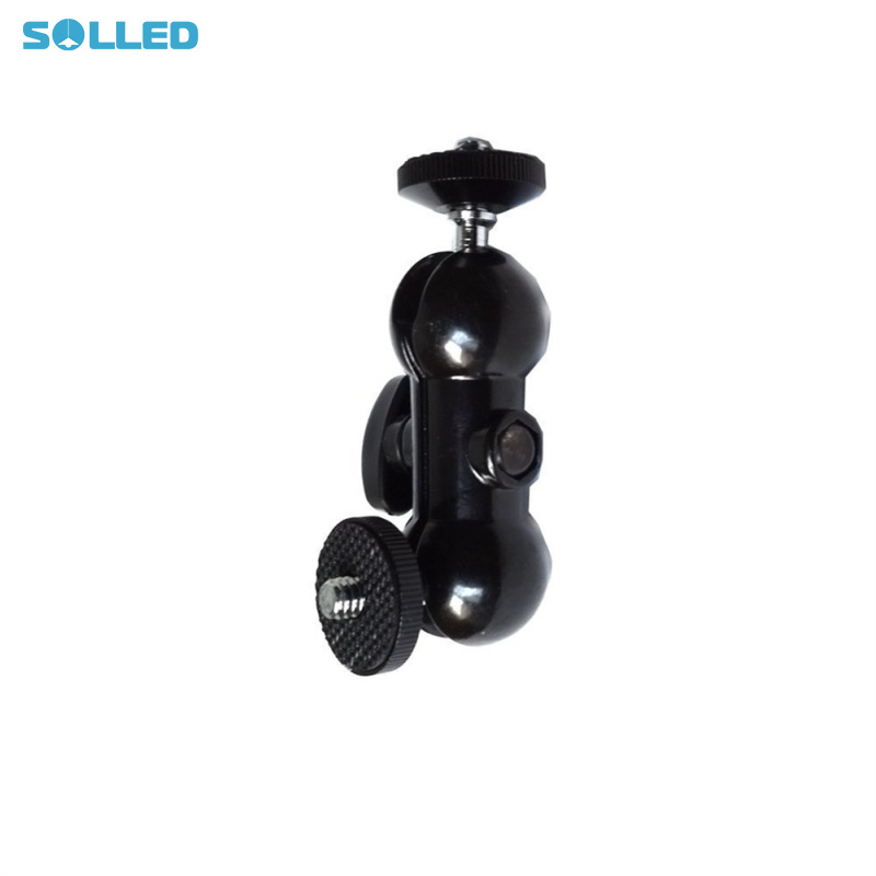 Extendable Mini Camera Tripod, 360° Ball Head Lightweight Portable Vlog Travel Selfie Stick Handle Grip Desktop Webcam Tripod