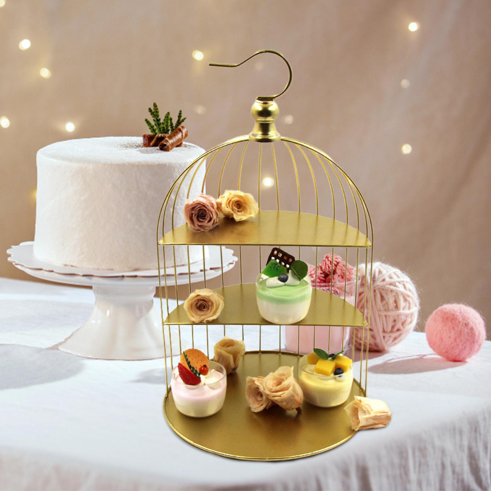 3 Tier 'E' Style Cake Stand to Hire - Tipples Catering Hire