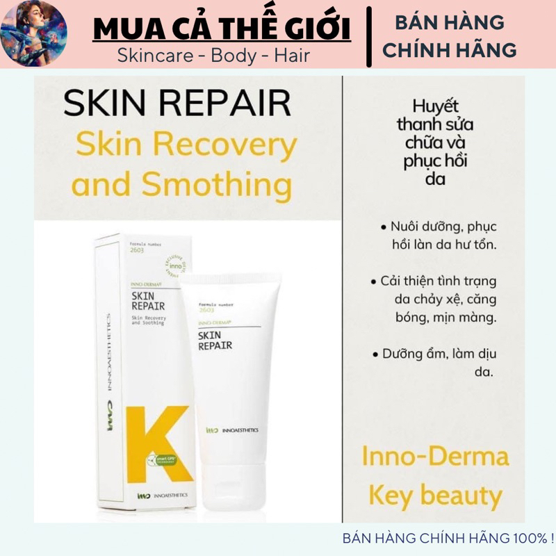 Kem dưỡng K Ino - Derma Skin Repair sửa chữa phục hồi da