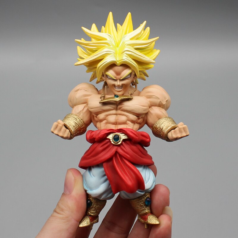 17cm Berserk Broly Figurine Dragon Ball Z Figure GK Super Saiyan Broli Vs  Goku Action Figure Model Pvc Collection Toys Doll Gift