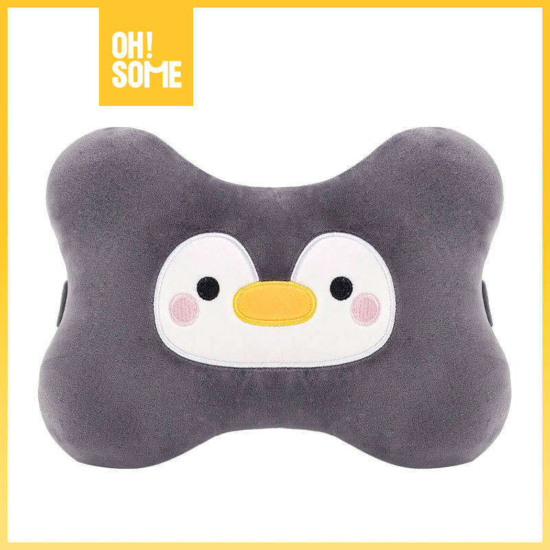 OHSOME Bantal Leher Mobil Alba Sol Penguin/Anjing/Beruang Coklat Harga 59,900 rupiah*Gratis Ongkir