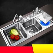 Stainless Steel Double Bowl Kitchen Sink by 