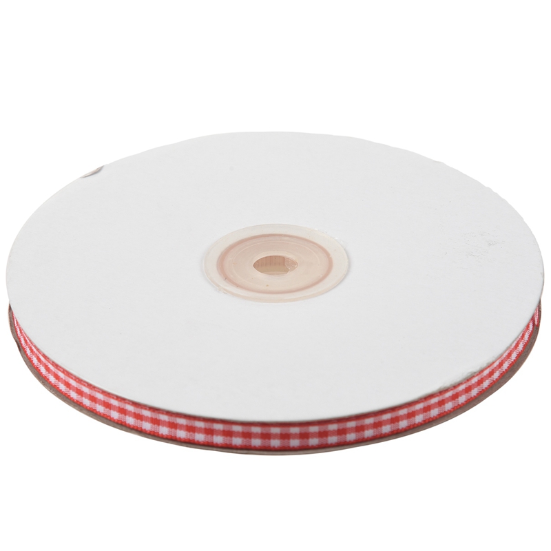 I5(CFQD) 45m Full Reel Cut Lengths Gingham Ribbon Sewing Crafts